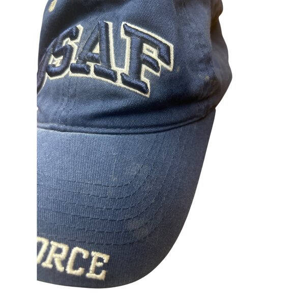 USAF Embroidered Navy Blue Adjustable Baseball Cap By ML Caps - Picture 4 of 5